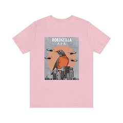 Robinzilla American robin funny backyard bird lover tee