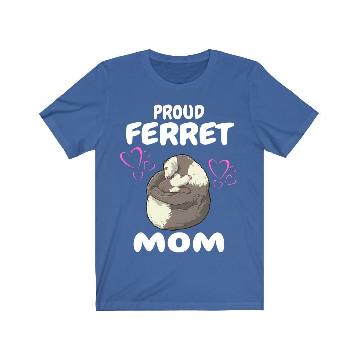 Proud Ferret Mom Shirt - ferret print design