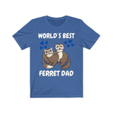 World's Best Ferret Dad Shirt, Ferret Lover Shirt, Cute Ferret Shirt, Ferret Owner Gift, Animal Ferret Boy Shirt Image 3