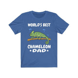 World's Best Chameleon Dad Shirt, Chameleon Lizard Lover Gift, Chameleon Reptile Owner , Lizard Lover Boy T-Shirt Image 2