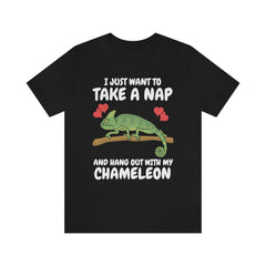 Take A Nap And Hang Out With My Chameleon Shirt - chameleon print design