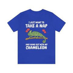 Take A Nap And Hang Out With My Chameleon Shirt - chameleon print design