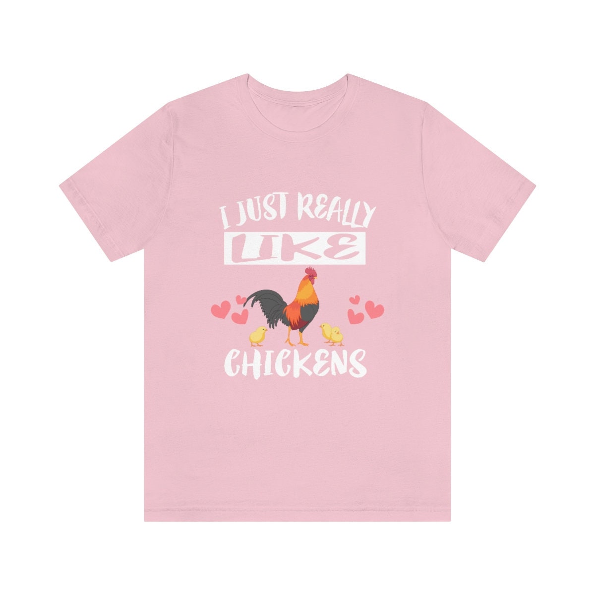 I Really Like Chickens T-Shirt - chicken print design