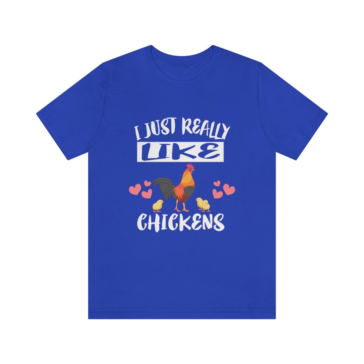 I Really Like Chickens T-Shirt - chicken print design