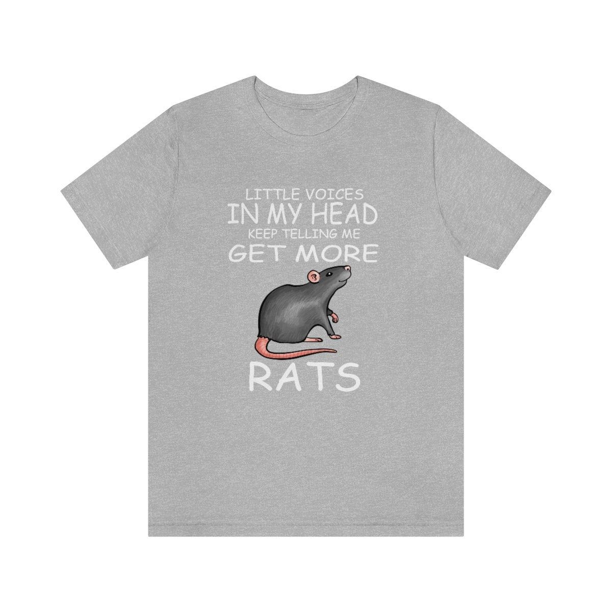 Little Voices Keep Telling Me Get More Rats Shirt - rat print design
