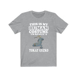 This Is My Human Costume I'm Really A Tokay Gecko Lizards Shirt, Gecko Lover Shirt, Tokay Gecko Gift, Lizard Shirt, Animal T-Shirt Image 3