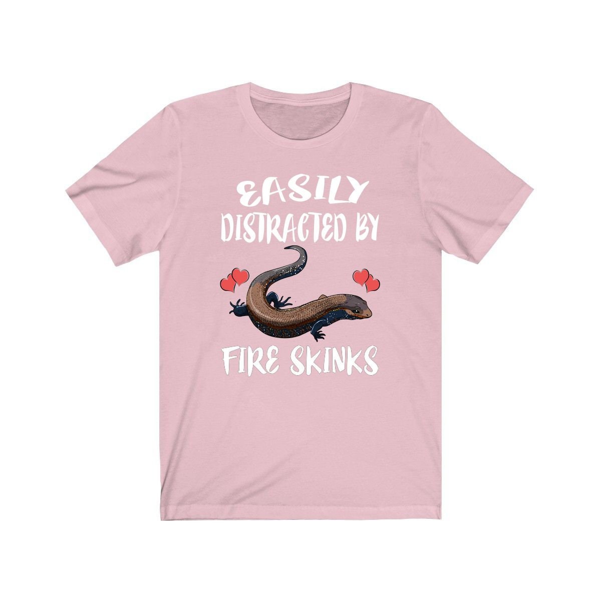 Easily Distracted By Fire Skinks Lizards Shirt - fire skink print design