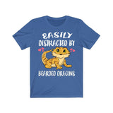 Easily Distracted By Bearded Dragons Shirt, Bearded Dragon Owner Shirt, Bearded Dragon Shirt, Bearded Dragon Lover Gift, Boy Girl Shirt Image 2