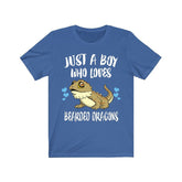 Just A Boy Who Loves Bearded Dragons Shirt, Bearded Dragon Owner Shirt, Bearded Dragon Shirt, Bearded Dragon Lover Gift, Boy Shirt Image 1
