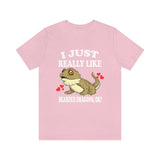 I Just Really Like Bearded Dragons Ok Shirt, Bearded Dragon Owner Shirt, Bearded Dragon Shirt, Bearded Dragon Lover Gift, Boy Girl Shirt Image 4