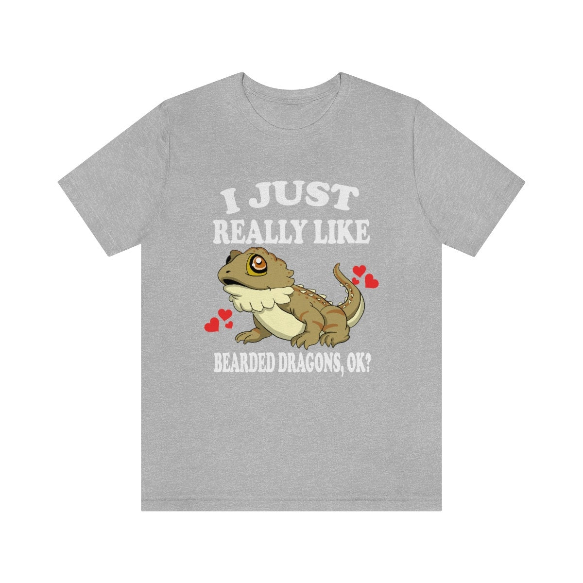 I Just Really Like Bearded Dragons Ok Shirt, Bearded Dragon Owner Shirt, Bearded Dragon Shirt, Bearded Dragon Lover Gift, Boy Girl Shirt Image 1