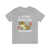 I Just Really Like Bearded Dragons Ok Shirt, Bearded Dragon Owner Shirt, Bearded Dragon Shirt, Bearded Dragon Lover Gift, Boy Girl Shirt Image 1