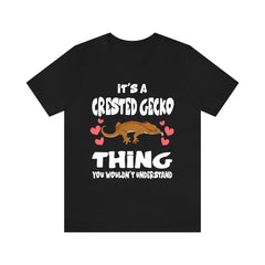 It's A Crested Gecko Thing Lizards Shirt, Gecko Lover Shirt, Crested Gecko Gift, Pet Lizard Shirt, Adult Kids Animal T-Shirt Image 1