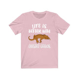 Life Is Better With Crested Geckos Lizards Shirt, Gecko Lover Shirt, Crested Gecko Gift, Pet Lizard Shirt, Adult Kids Animal T-Shirt Image 4