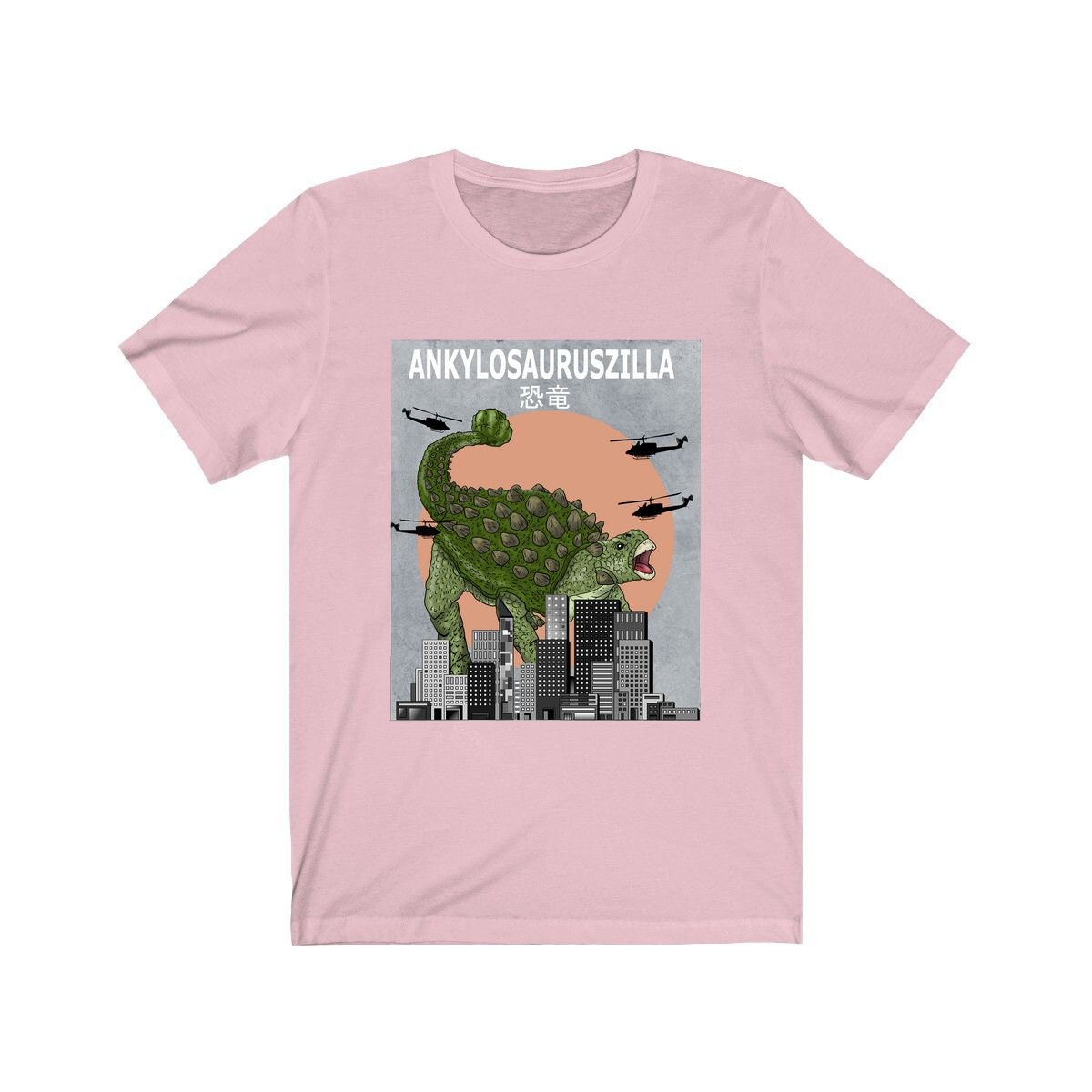 Ankylosauruszilla Cretaceous armored dinosaur lover tee