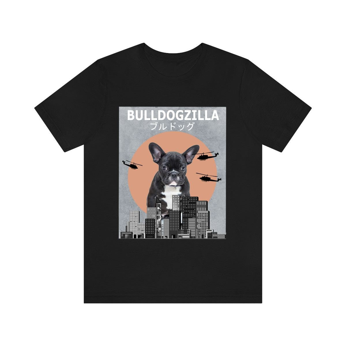 Bulldogzilla Bulldog Funny Shirt - Bulldogzilla bulldog print design