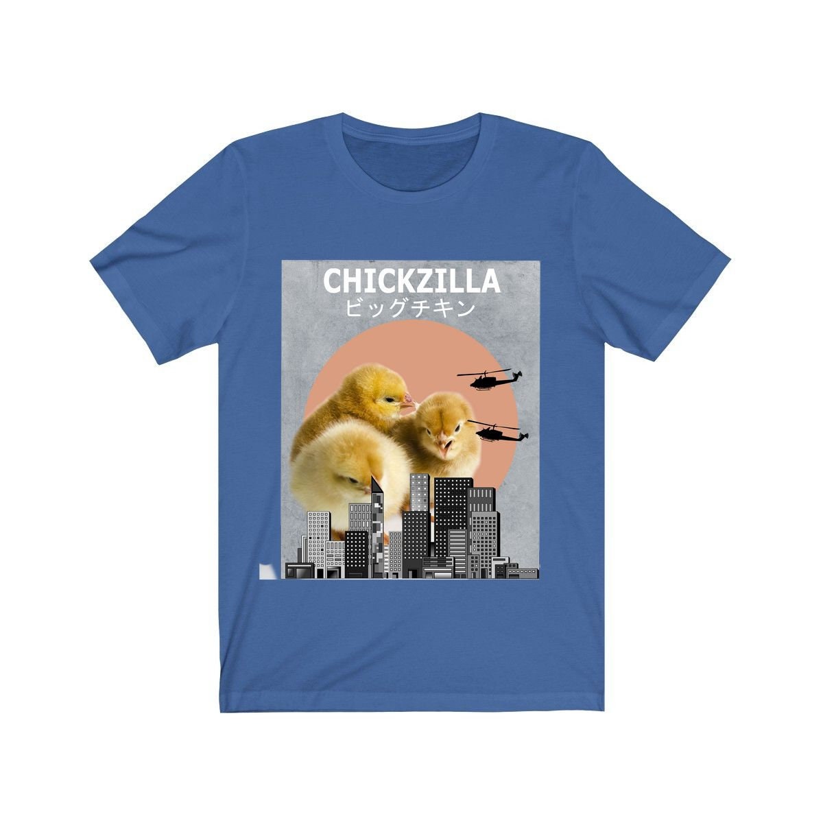 Chickenzilla Funny Giant Chicken Monster Shirt - chickenzilla print design