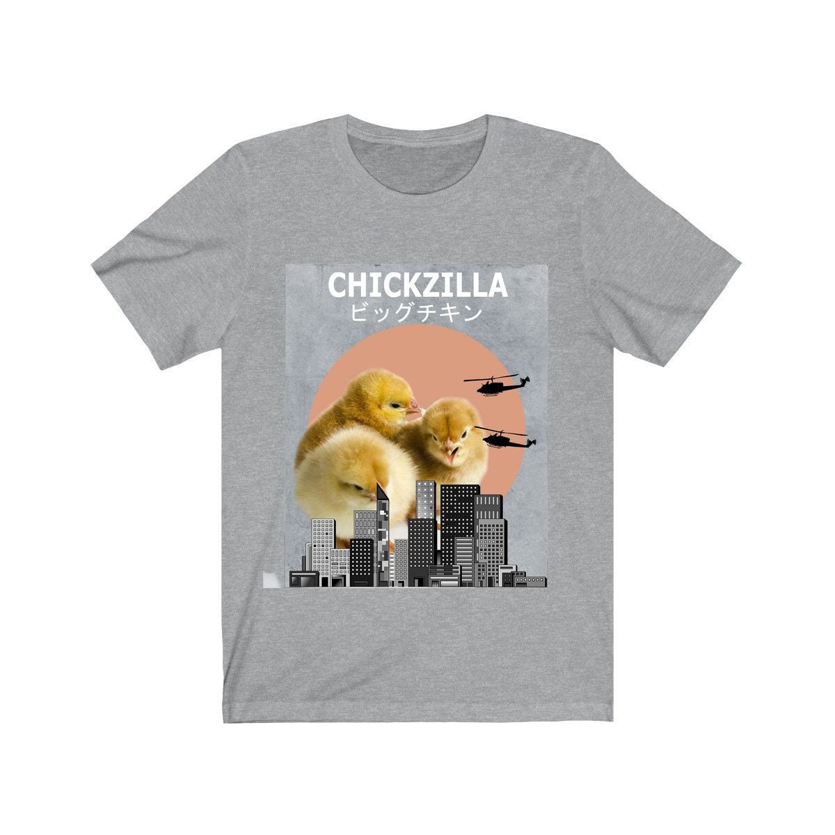 Chickenzilla Funny Giant Chicken Monster Shirt - chickenzilla print design