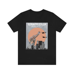 Giraffezilla Funny Giant Giraffe Monster Shirt - giraffezilla print design