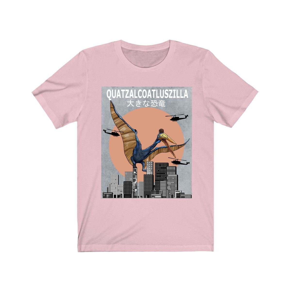Quetzalcoatluszilla Funny Shirt - Quetzalcoatluszilla print design