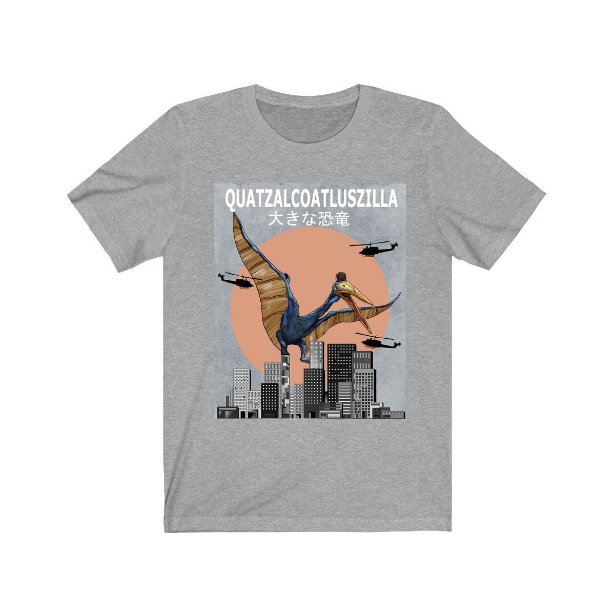 Quetzalcoatluszilla Funny Shirt - Quetzalcoatluszilla print design