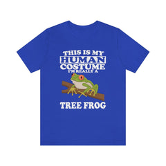 This Is My Human Costume I'm Really A Tree Frog Shirt - tree frog print design