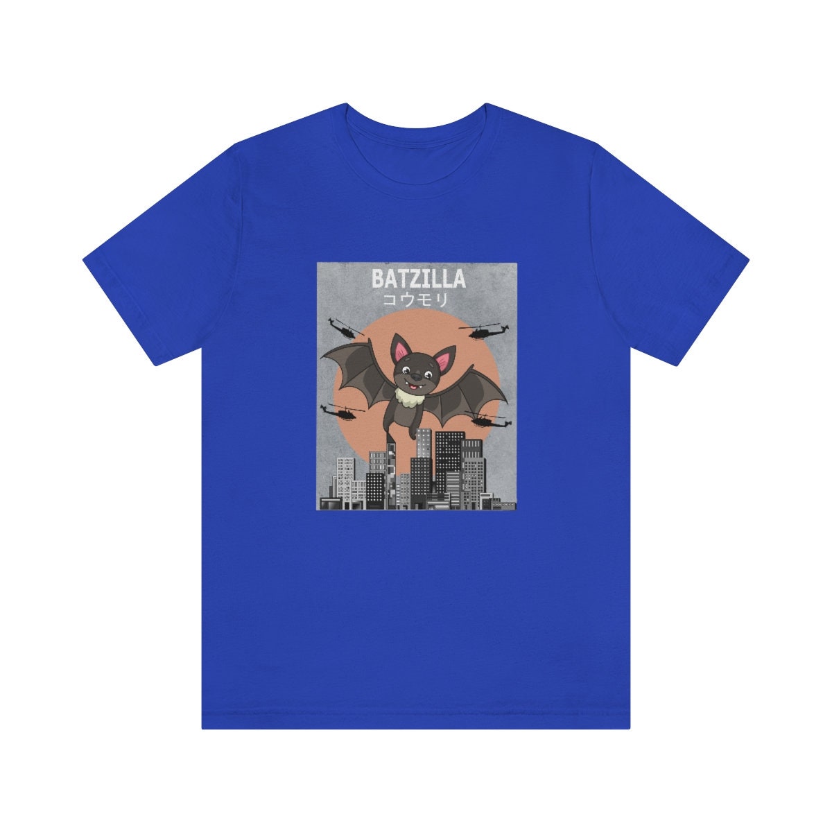 Batzilla Funny Bat Shirt - Batzilla print design