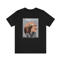 Bearzilla Bear Funny Shirt - Bearzilla bear print design