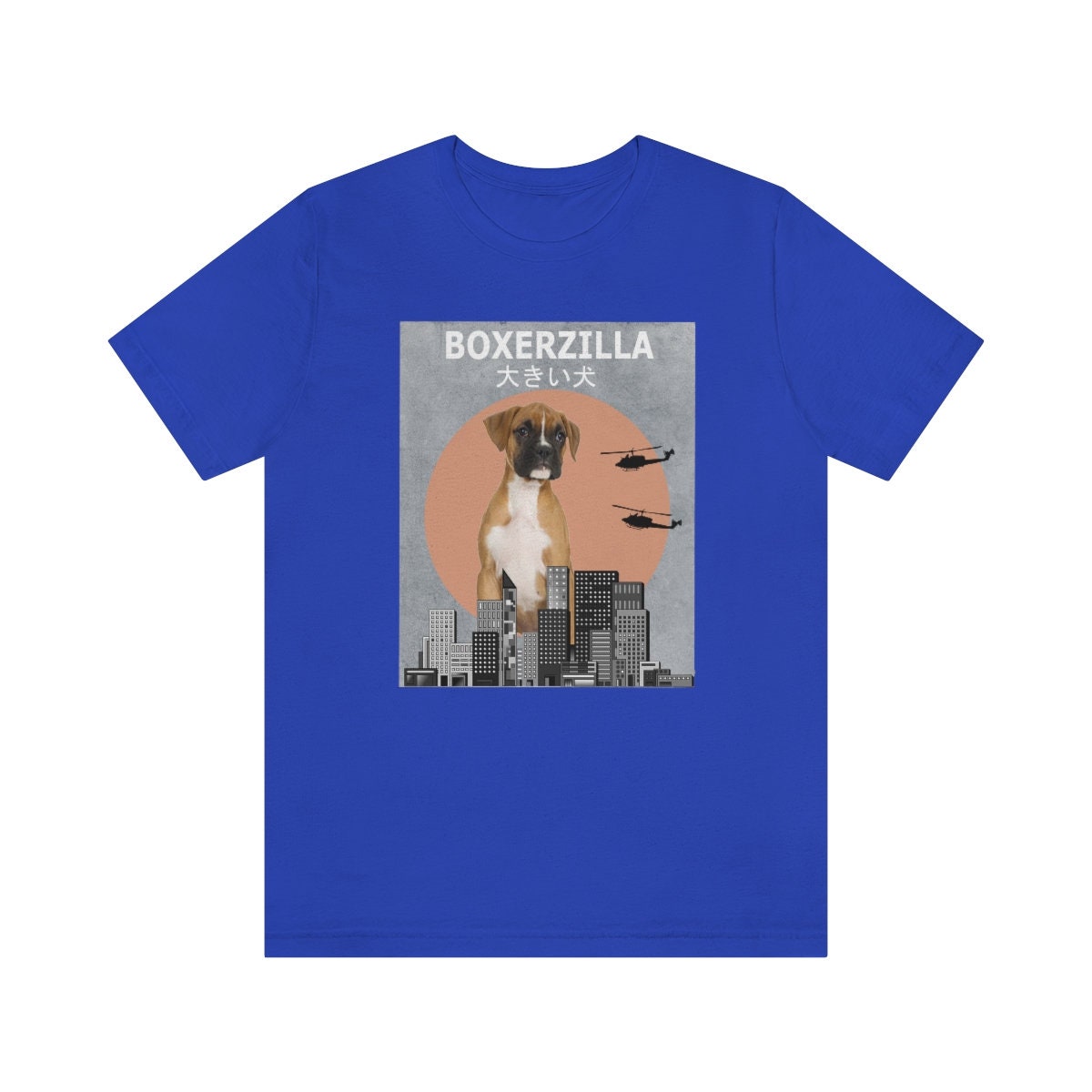 Boxerzilla funny boxer dog lover tee