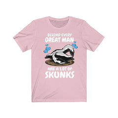 Skunk Dad Funny T-Shirt - skunk print design