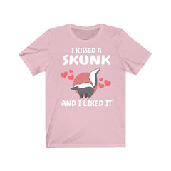 I Kissed A Skunk And I Liked It Shirt - skunk print design