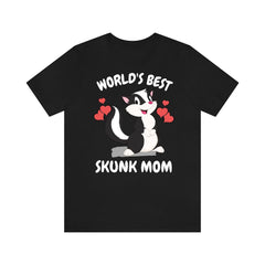 World's Best Skunk Mom Shirt - skunk print design