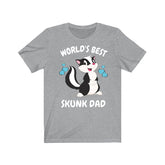 Wold's Best Skunk Dad Shirt, Skunk Lover Shirt, Men Skunk Shirt, Skunk Owner Shirt, Skunk Lover Boy Shirt Image 1