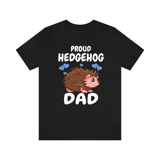 Proud Hedgehog Dad Shirt - hedgehog print design