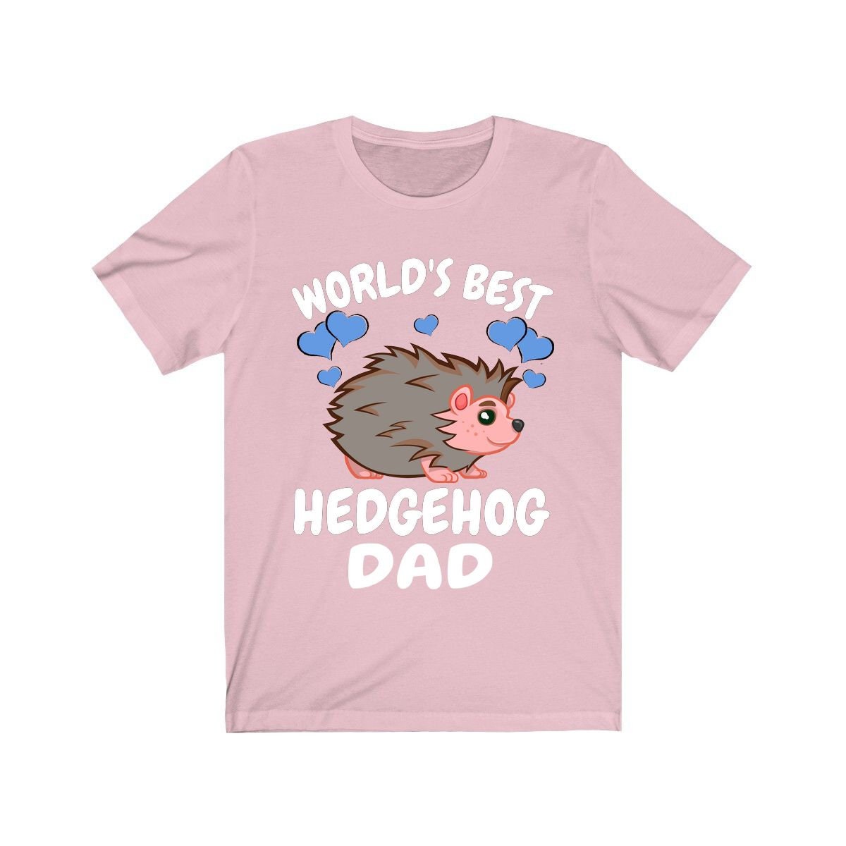Worlds best hedgehog dad exotic small pet owner spiny companion tee