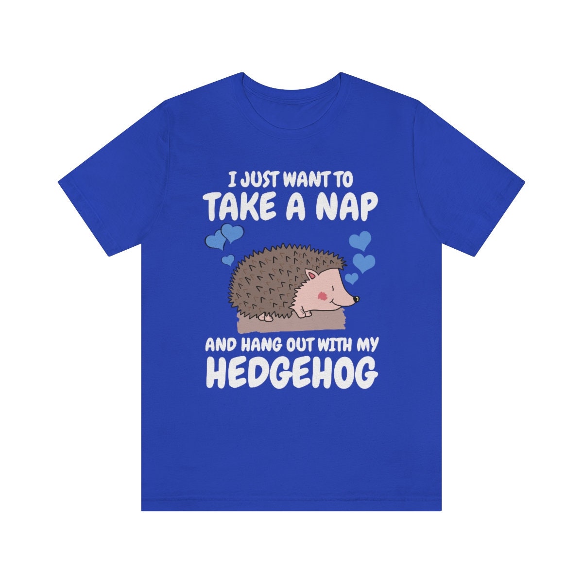 Nap And Hang Out With My Hedgehog T-Shirt - hedgehog print design
