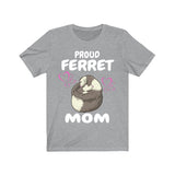 Proud Ferret Mom Shirt, Ferret Lover Shirt, Cute Ferret Shirt, Ferret Owner Gift, Animal Ferret Girl Shirt Image 3
