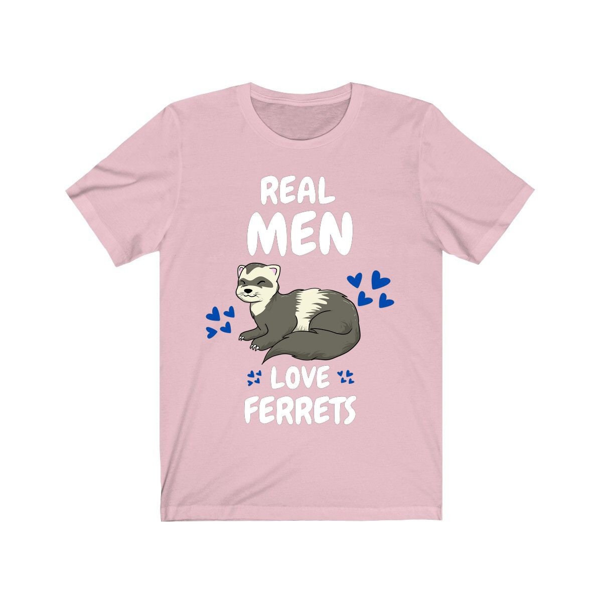 Real Men Love Ferrets Shirt - ferret print design