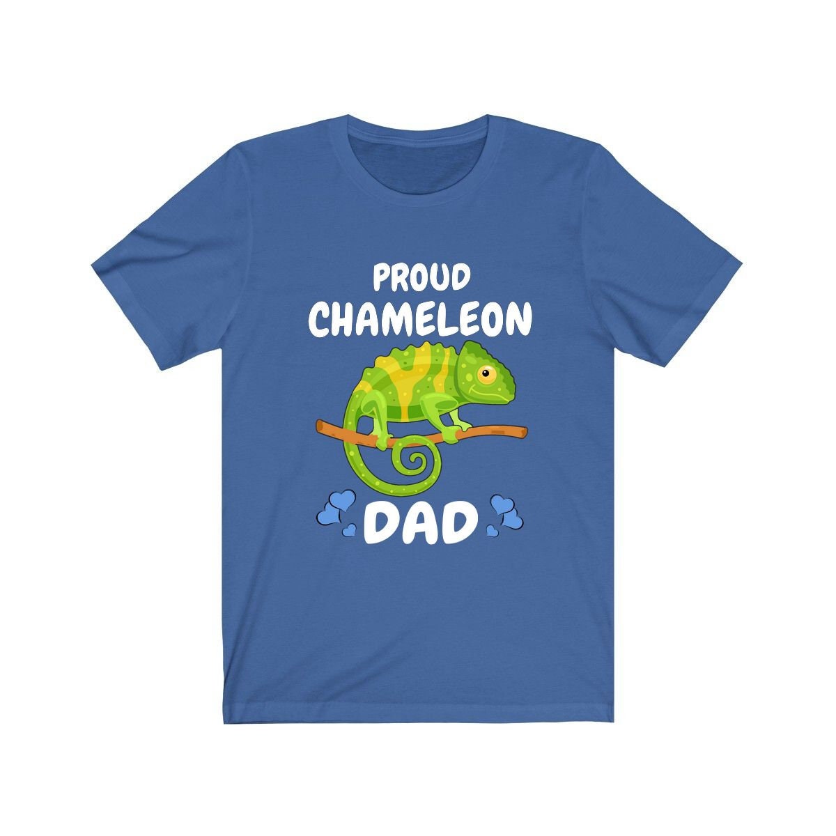Proud Chameleon Dad Shirt - chameleon print design