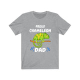 Proud Chameleon Dad Shirt, Chameleon Lizard Lover Gift, Chameleon Reptile Owner , Lizard Lover Boy T-Shirt Image 3