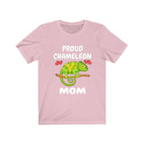 Proud Chameleon Mom Shirt, Chameleon Lizard Lover Gift, Women Chameleon Reptile, Lizard Lover Girl T-Shirt Image 4