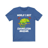 World's Best Chameleon Mom Shirt, Chameleon Lizard Lover Gift, Women Chameleon Reptile, Lizard Lover Girl T-Shirt Image 3