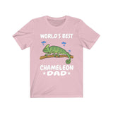 World's Best Chameleon Dad Shirt, Chameleon Lizard Lover Gift, Chameleon Reptile Owner , Lizard Lover Boy T-Shirt Image 4