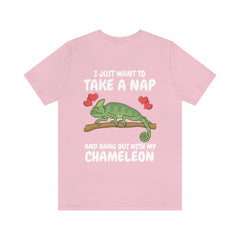 Take A Nap And Hang Out With My Chameleon Shirt - chameleon print design