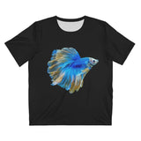 Blue Betta Fish T-Shirt, Betta Fish Lover Shirt, Betta Fish Owner Shirt, Betta Fish Gift, Animal Adult Kids T-Shirt Image 1