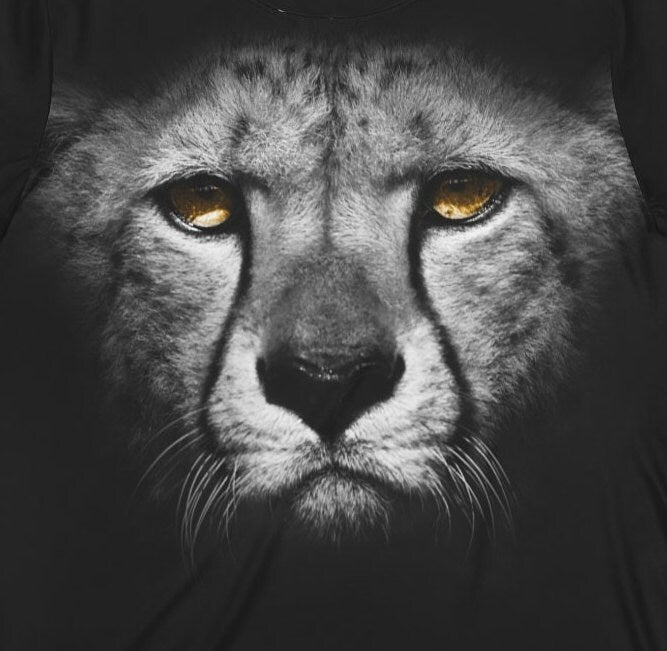 African Cheetah T-Shirt - cheetah wildlife print design