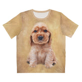 Cocker Spaniel Dog Puppy T-Shirt, Cute Dog Shirt, Cocker Spaniel Puppy, Dog Owner Gift, Boy Girl Puppy Shirt, Animal Adult Kids T-Shirt Image 1