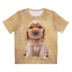 Cocker Spaniel Puppy T-Shirt - cocker spaniel puppy print design