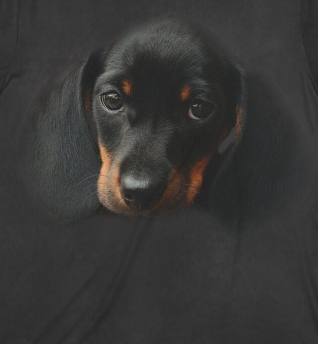 Dachshund Puppy T-Shirt - dachshund puppy print design