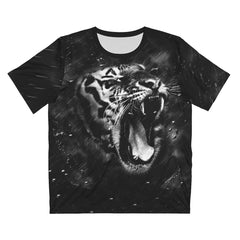 Tiger Print T-Shirt - tiger stripe print design